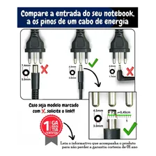 Fonte Carregador para notebook Dell Inspiron 5000 5452 5458 19.5v 65w 3.34a Foto mini 2