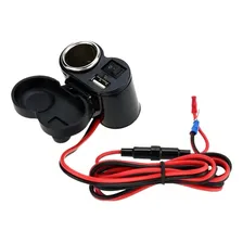 Fonte Carregador Tomada Para Moto Usb Entrada 12v Saida 5v Foto mini 1