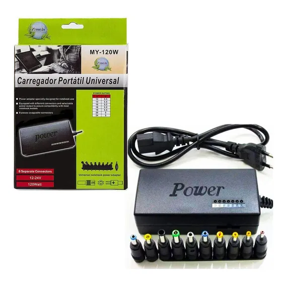 Fonte Carregador Universal Notebook Adaptador Foto 1