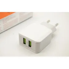 Fonte Carregador Usb Turbo Tomada Parede Kaidi 2.4a Cor Branco Foto mini 4