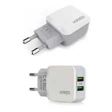 Fonte Carregador Usb Turbo Tomada Parede Kaidi 2.4a Cor Branco Foto mini 1