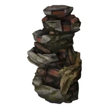 Fonte Cascata Água Led Grande Jardim Decorativa Natural Luxo Foto mini 1