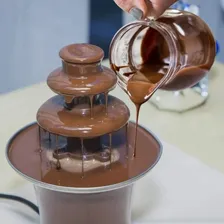 Fonte Cascata Chocolate Fondue Choco Maquina Elétrica Foto mini  3