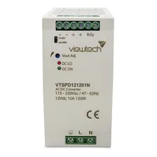 Fonte Chaveada 12vcc 10a 120w View Tech Vtspd Foto mini  2