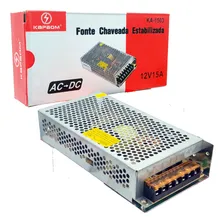 Fonte Chaveada 15a 12v 180w Cftv Fita Led Som Automotivo Foto mini 1