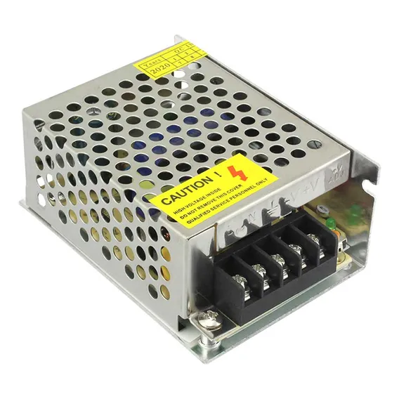 Fonte Chaveada 24v 1a 24w Bivolt - Gabinete Metal Colmeia Foto 1