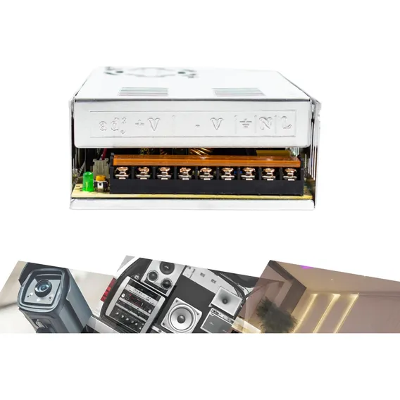 Fonte Chaveada 50a 12v 600w Camera Fita Som Bivolt Foto 1