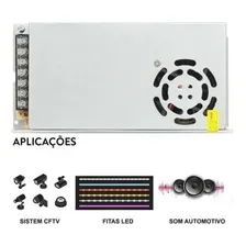 Fonte Chaveada Colmeia 20a 12v 250w P/ Cftv Fita Led Som Foto mini  2