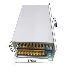 Fonte Chaveada Estabilizada 50a 24v 1200w Bivolt Fita Led Foto mini 4