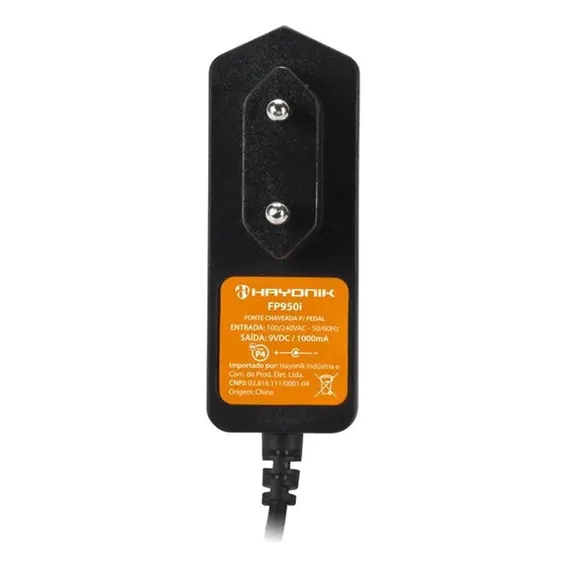 Fonte Chaveada Hayonik p/ 4 Pedais CFP950I 9VDC 1A 9W P4 Foto 1