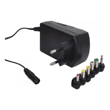 Fonte Chaveada Lehmox Fonte Chaveada Bivolt 30w 6 Plugues 3,5a Até 12v Multiuso 30w Foto mini 2