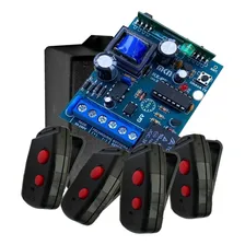 Fonte Com Receptor E 4 Controles Remotos Para Fechadura Hdl 110v/220v Foto mini 1