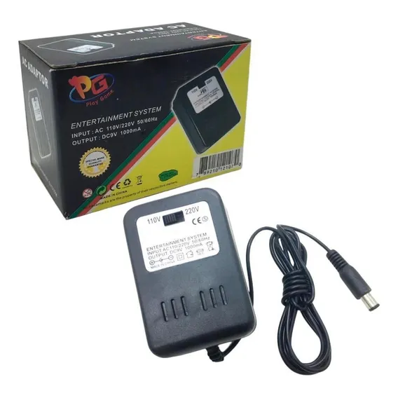 Fonte Compatível Super Nintendo Baby Fat Super Nes Bivolt Foto 1
