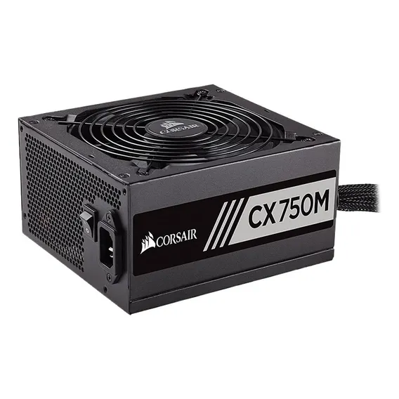 Fonte Corsair Cx750m - 750w, 80 Plus Bronze, Semi Modular V2 Foto 1