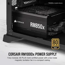Fonte Corsair Série Rmx, RM1000x, 1000 W, 80 Plus Gold Color Black Foto mini 3