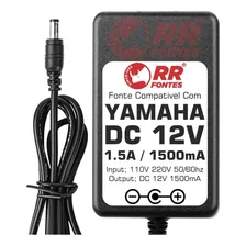 Fonte Dc 12v Pra Teclado Yamaha Pss-130 Psr-77 Pss-14 Psr-78 Foto mini 2