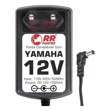 Fonte Dc 12v Pra Teclado Yamaha Pss-130 Psr-77 Pss-14 Psr-78 Foto mini 3