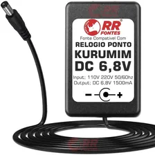 Fonte Dc 6,8v Para Relogio De Ponto Proveu Kurumim Rep Iii Foto mini 1