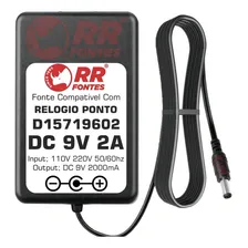 Fonte Dc 9v 3a Pra Relogio De Ponto Henry Prisma Super Fácil Foto mini 2