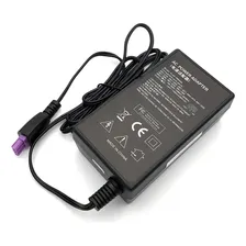 Fonte Impressora Hp C4680 Plug Roxo + Cabo Energia+ Cabo Usb Foto mini 2