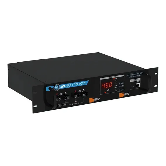 Fonte Jfa Retificadora Nobreak Gerenciável -48v/30a/15a Cor Preto Foto 1