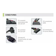 Fonte K-mex Pp-200rng 200w Gab Cm-9f8a 9g8a 9i8a Slim Mini Cor Cinza Foto mini 4