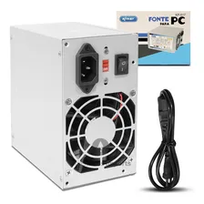 Fonte Knup KP-517 ATX 200W sata 24 pinos 110/220V manual com cabo de alimentação Foto mini 1