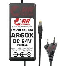 Fonte P/ Impressora Argox Plus 24v 2.5a Foto mini 1