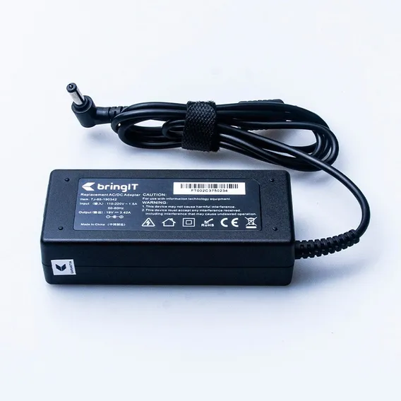 Fonte P/ Notebook Acer Aspire E5-573g-58b7 19v Marca Bringit Cor Preto Foto 1