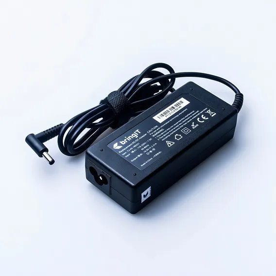 Fonte P/ Notebook Hp Stream 11-d013tu 19.5v Marca Bringit Cor Preto Foto 1