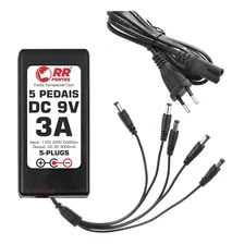 Fonte Para Pedal Pedaleira De Guitarra 9v 3a Até 5 Pedais Foto mini 2