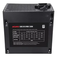 Fonte Pcyes Spark 500w 110V/220V Foto mini 4