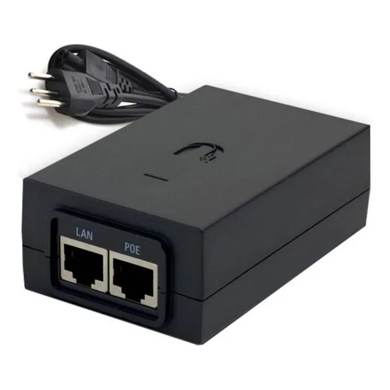 Fonte Poe Ubiquiti - 24v 0.5a Poe-24v-12w-g Gigabit Foto 1