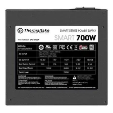 Fonte Thermaltake 700w 80 Plus White Smart Series - Ps-spd-0 Cor Preto Foto mini  2