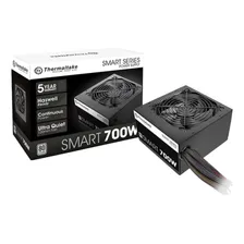Fonte Thermaltake 700w 80 Plus White Smart Series - Ps-spd-0 Cor Preto Foto  mini 1
