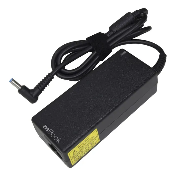 Fonte Ultrabook Hp 19.5v 2.31a 45w Pino Azul Cor Preto Foto 1