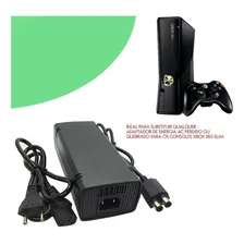 Fonte Xbox 360 Slim Bivolt 115w + Cabo - Al-360 Foto mini 4