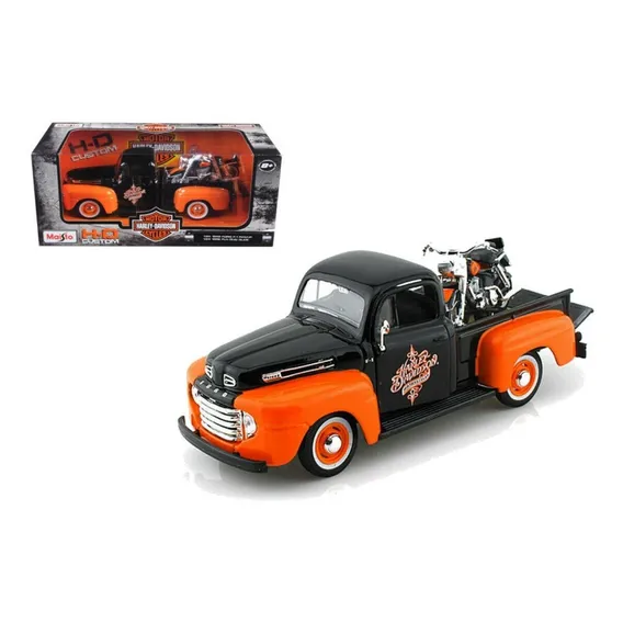Ford F-1 1948 Pick Up Harley Davidson 1958 1:24 Maisto Foto 1