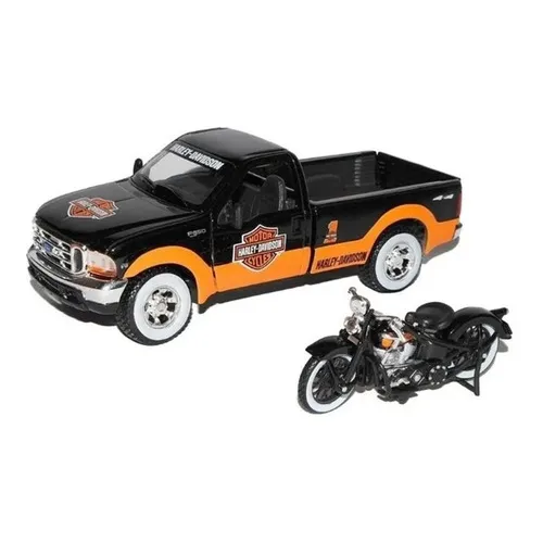 Ford F-350 Super Duty 1999 + Harley Knucklehead Foto 1