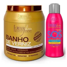 Forever Liss Banho De Verniz 1kg + Sos Antiemborrachamento Foto mini 1