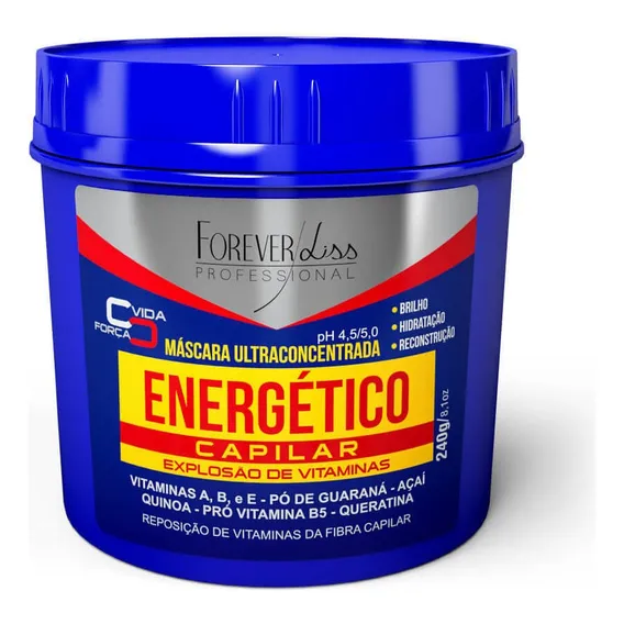 Forever Liss Energético Capilar Máscara Concentrada 240g Foto 1