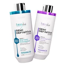 Forever Liss Kit Escova Semi Definitiva Power 3d Sem Formol Foto mini 1