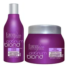 Forever Liss Kit Matizador Platinum Blond Shampoo + Mask Foto  mini 1