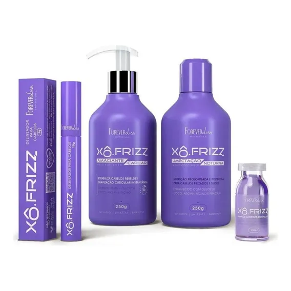 Forever Liss Kit Xô Frizz Completo Forever Liss Foto 1
