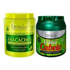 Forever Liss Máscara Abacachos + Máscara Cresce Cabelo 1000g Foto  mini 1