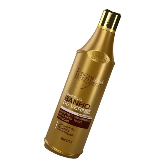 Forever Liss Shampoo Extra Brilho Banho De Verniz 500ml Foto 1