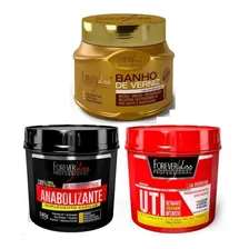 Foreverliss Banho Verniz 250g + Anabolizante 240g + Uti 240g Foto mini 1