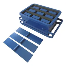 Forma 3 X Blocos 09x19x39 Com Fundo 3 Furos E Pilar 19x19x19 Foto  mini 1
