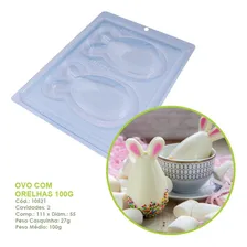 Forma Acetato C/ Silicone Ovo Com Orelhas 100g (10521) Bwb Foto mini 4