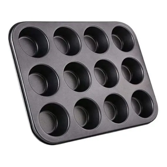 Forma Antiaderente Para Cupcakes,empadas Com 12 Cavidades Foto 1